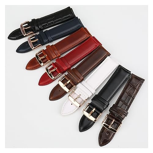 Sangle de montre en cuir authentique 18mm 20mm haute flexibilité ajusté pour DW