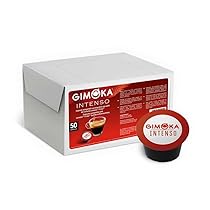 Gimoka – Gusto Intenso – 50 capsule compatibili con macchina Lavazza Firma – Intensità 12 – Made in Italy