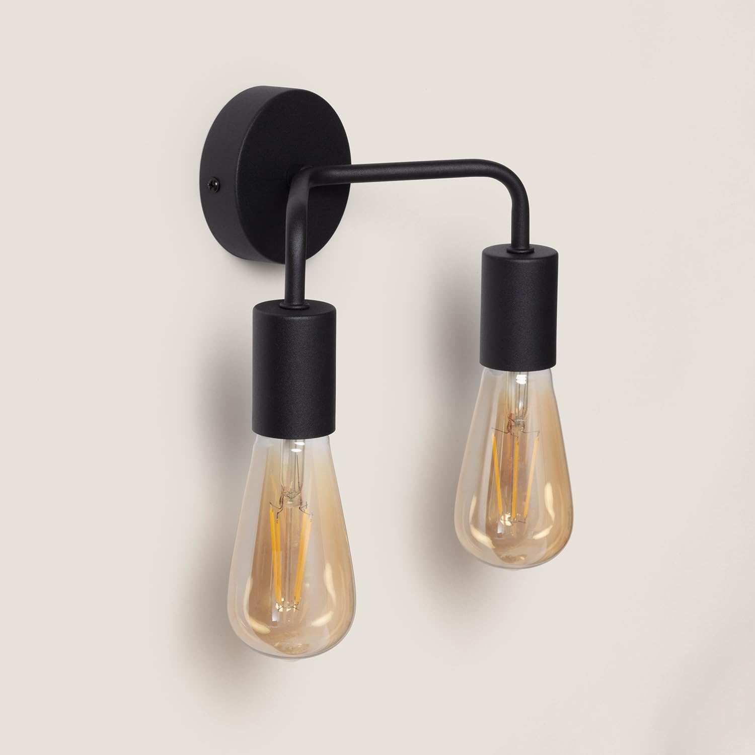 LEDKIA LIGHTING Applique da Parete per Esterni Alluminio Quadrato Onuba Argento GU10