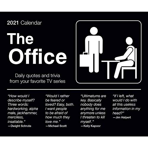 Calendar Ink The Office Calendar, 2021 Desk Calendar, The Office Merchandise
