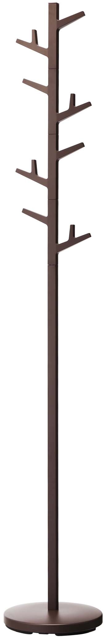 Paul - Brown Color Modern Coat Rack/Stand, 70" High