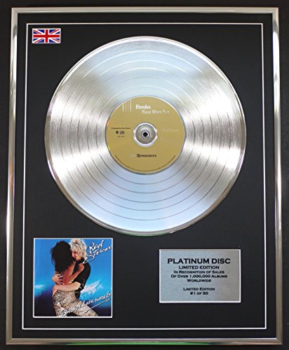 Image of ROD STEWART/LTD EDITION CD PLATINUM DISC/BLONDES HAVE MORE FUN