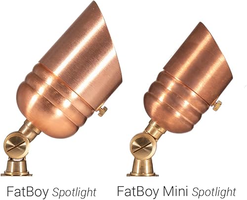 Miniatura 6 de VOLT Fat Boy - Mini foco de 12 V para exteriores (cobre) con estaca de tierra