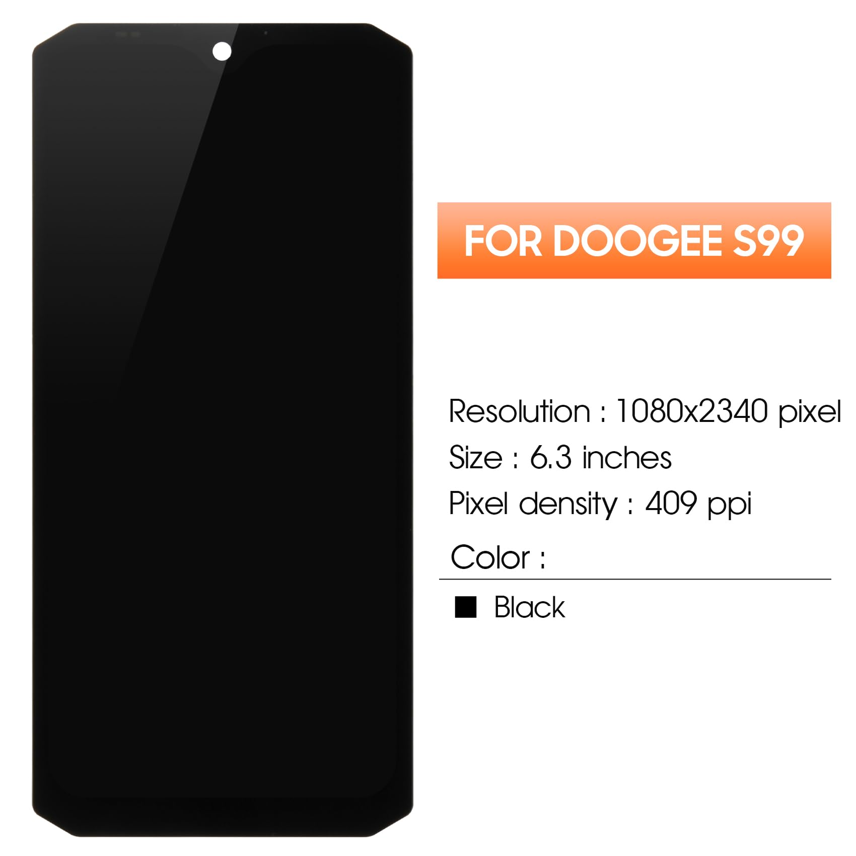 Amazon.com: for Doogee S99 Screen Replacement for Doogee S99 LCD