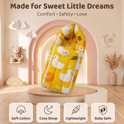 Image of StarAndDaisy 3 in 1 Baby Sleeping Bag for New Born, Baby Bedding Set, Washable & Foldable Cotton Design Godari, Toddlers Bed, Baby Bedding, Baby Mattress, Cradle Bed.