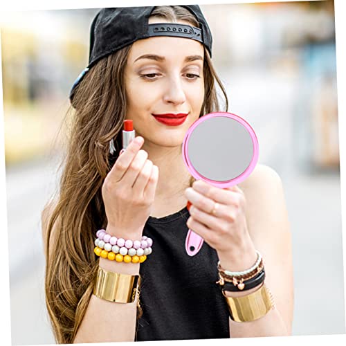 Espejos de maquillaje de mano con luz 3 piezas miniatura 3