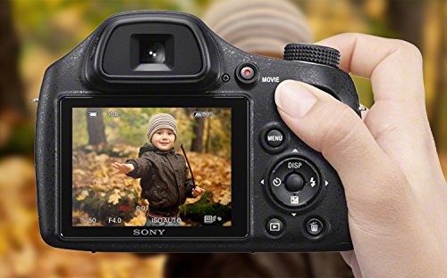 Image of Sony Cybershot DSC-HX400V 20.4MP Digital Camera (Black) with Free Bag