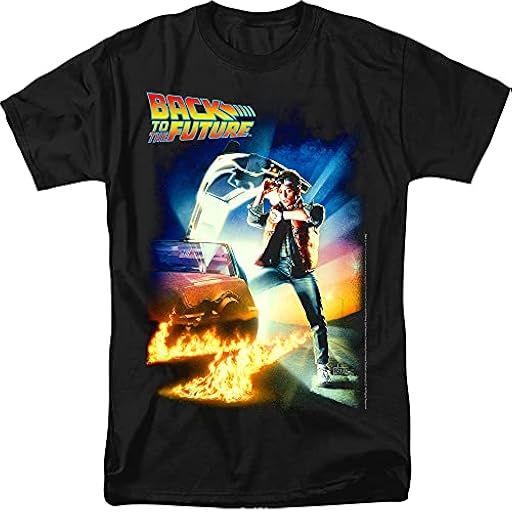 Back To The Future Camiseta para hombre con póster de película - - Large | Ya disponible en tu tienda friki favorita! En mundofriki.es!