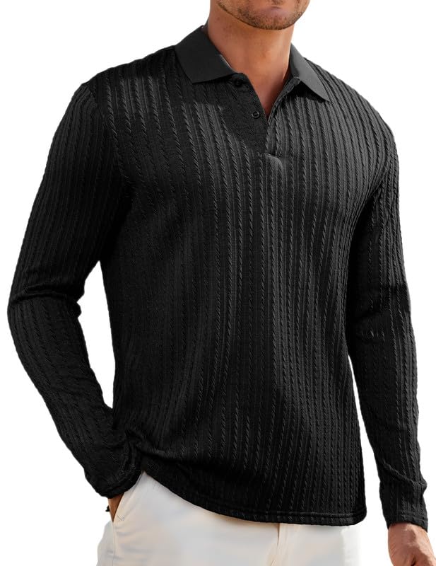 Elegancity Herren Poloshirts Kurzarm Einfarbig Strick Sommer Golf Shirt Freizeit T Shirts Regular Fit Urlaub Polohemd S-3XL