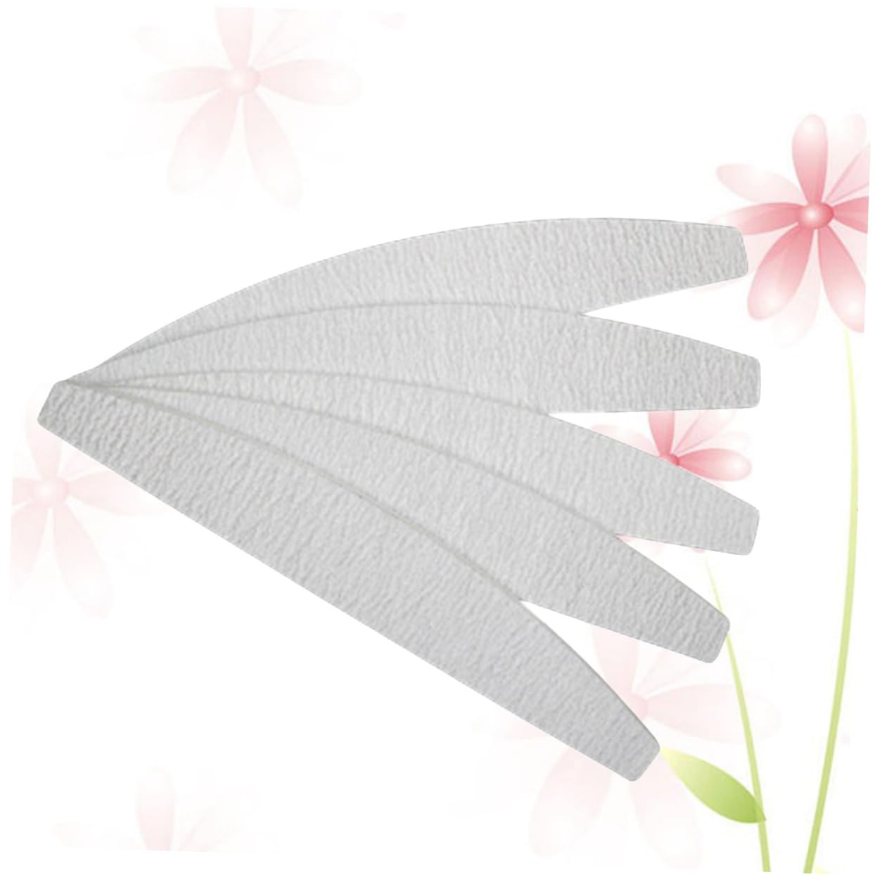 VALICLUD Grit Coarse Nail File Grey Nail Art Sanding Tool for Manicure for Natural False Essential for Care Buffing Filing Salon Home Use