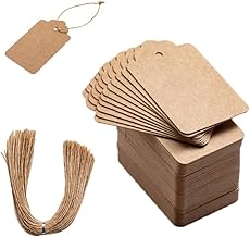 Tags Craft Tags with Rope Tags Paper Price Tags Gift Tags Plate Labels Price Labels Product Tags Tags Cards Price Tag Stickers Packing Tags Snacks Gift Markers Wedding