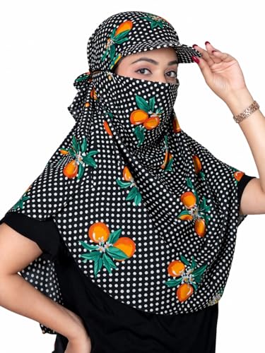 Image of Kavach Ready-to-wear Printed Fashionable full face covering comfortable soft Mask Scarf for pollution sun dust heat protection in summer