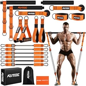 Pilates Bar Kit with Resistance Ban...