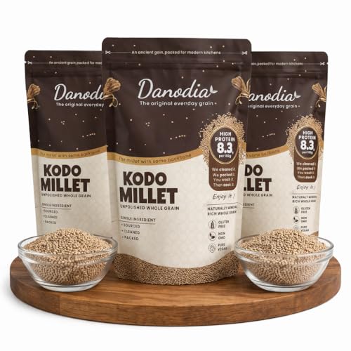 Danodia Foods Organic Kodo Millet Grain, Whole Grain, Gluten-Free, 6 lb
