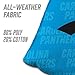 YouTheFan Officially-Licensed NFL Carolina Panthers Set of 4 Cornhole Bags - All Weather Regulation 6” x 6” Size - 16oz Weight - Designed in USA