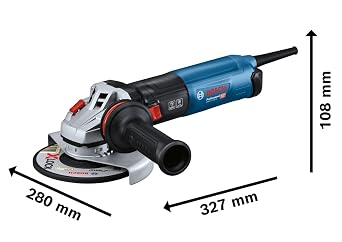 Bosch Professional Angular Grinder GWS 17-150 S (1700 W, Diameter of dice: 150 mm, Carton)