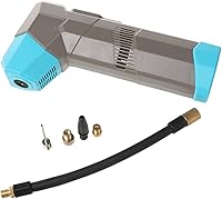 Vista 1 de Compresor de aire portátil inflador de neumáticos, compresor de aire CC 5 V, bomba de neumáticos con luz LED, bomba de aire digital para neumáticos
