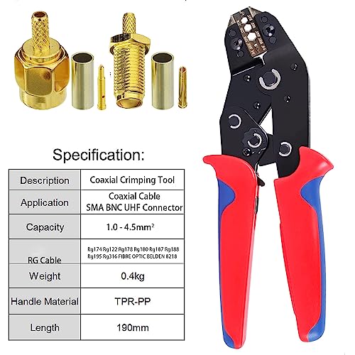 SMA Crimping Tool and SMA Connector Rg174 Kit - Image 2