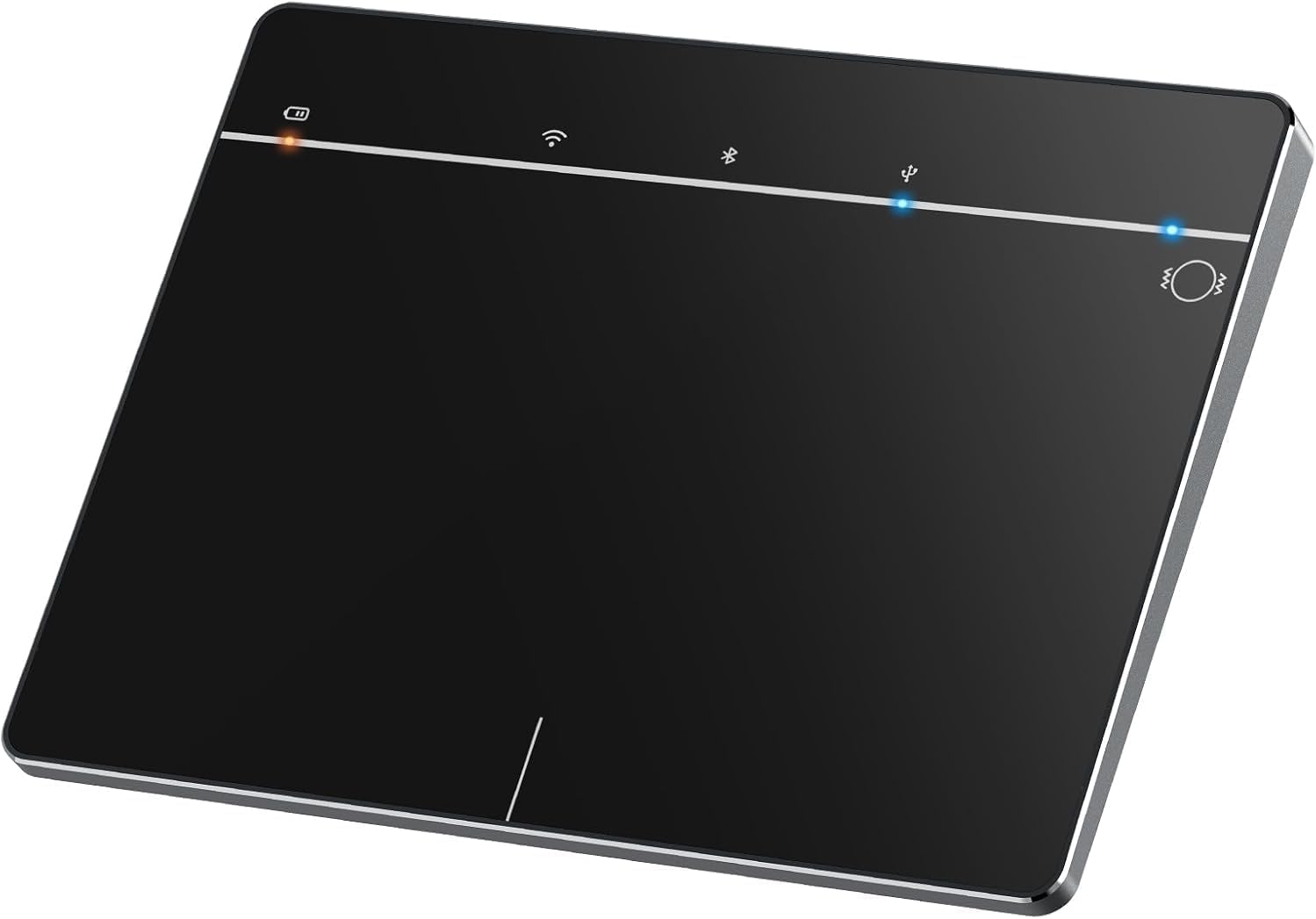 MG3 Pavé tactile sans fil Bluetooth multi-touch avec navigation haute précision pour Windows/MacBooks/iPadOS Ordinateur de bureau/ordinateur portable/ordinateur portable Noir