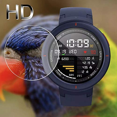 Kit 2 Películas de VIDRO protetora compatíveis com Amazfit Verge - Verge lite, Screen Protector, 2 P