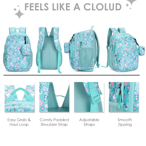 Image of BEAUTY GIRLS BY HOTSHOT PANDA 1837|school bag for girls|kid backpack for girls|15.5INCH|water resistant|20 L school bag