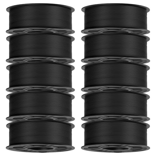 Image of TECBEARS PLA Classic Filament Rapid Printing, 10kg Bundle, Black