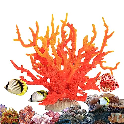 Anloximt Décor Corail | Marines décoratives en Faux Corail | Corail pour l'aménagement paysager d'aquarium, décoration Table Nautique Sculpture récif Corail 6,7 x...