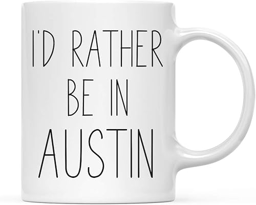 Miniatura 14 de Andaz Press Taza de café de 11 onzas con texto en inglés «I'd Rather Be in Nashville, Tennessee», 1 paquete, regalo de larga distancia