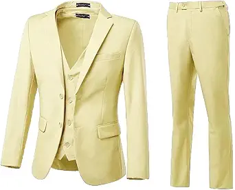 High-End Suits 3 Pieces Men Suit Set Slim Fit