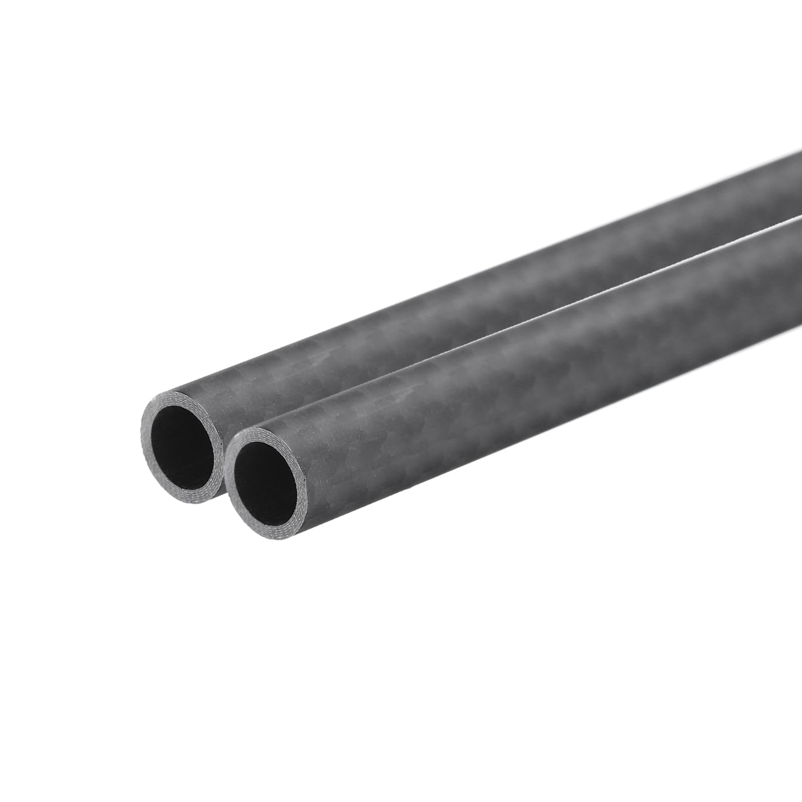 QUARKZMAN 2Pcs Tubes En Fibre De Carbone 6 X 8 X 170Mm Enroulés En Carbone | Surface Mate, Pour Avion Rc Multicoptère Quadricoptère