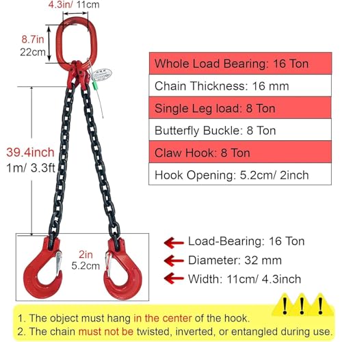 Éliminez les risques de chute avec les chaînes de levage à 2 brins - 2