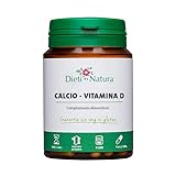 Para unos huesos fuertes. Calcio - Vitamina D3 200 cápsulas de Dieti Natura. Para unos huesos fuertes [Fabricado en Francia][Garantía Sin OGM ni Gluten] (Bote de 200 cápsulas)