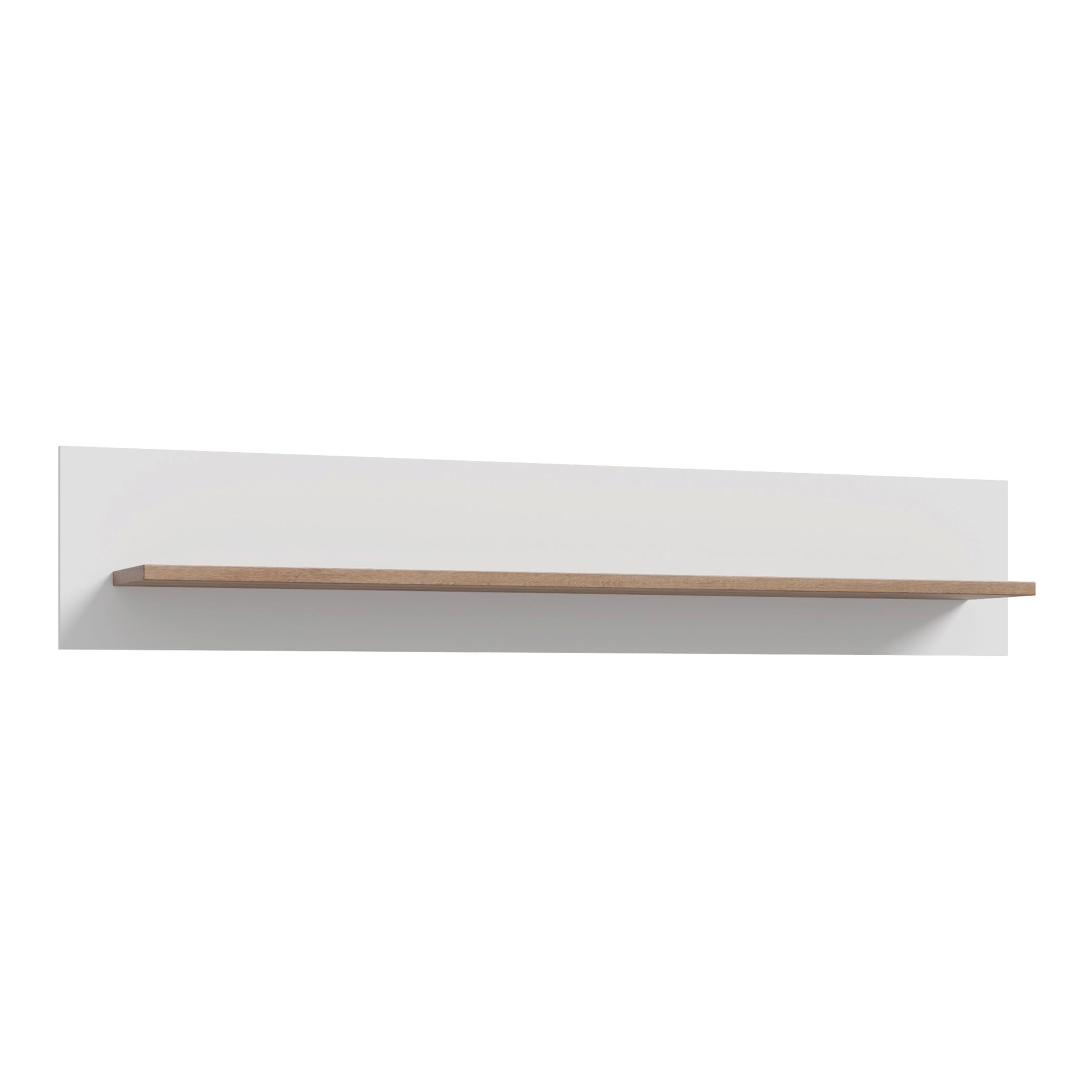 Furniture to Go | Wensley Wall Shelf in Light Grey and Oak