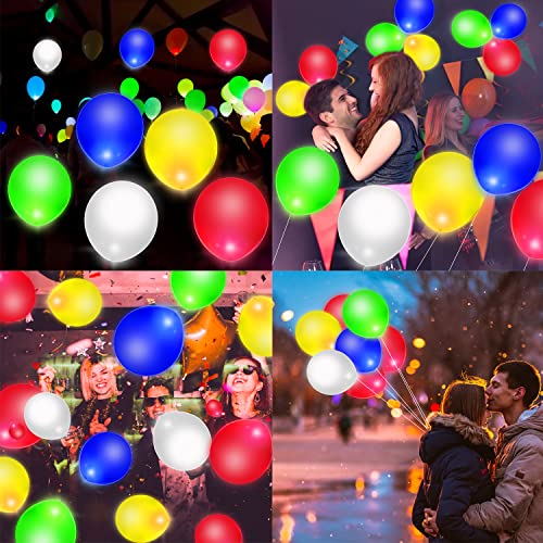 Led Light Up Balloons, Led Balloons,Pegilno Helium Balloons,Glow In The Dark Party Supplies,For Wedding Birthday Easter Decorations,30 Pieces #TOP3