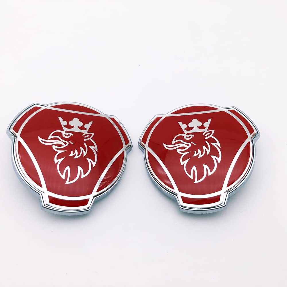 1 ST Nieuwe Custom V8 Griffin Logo Voor Scania Truck Auto Front Grille