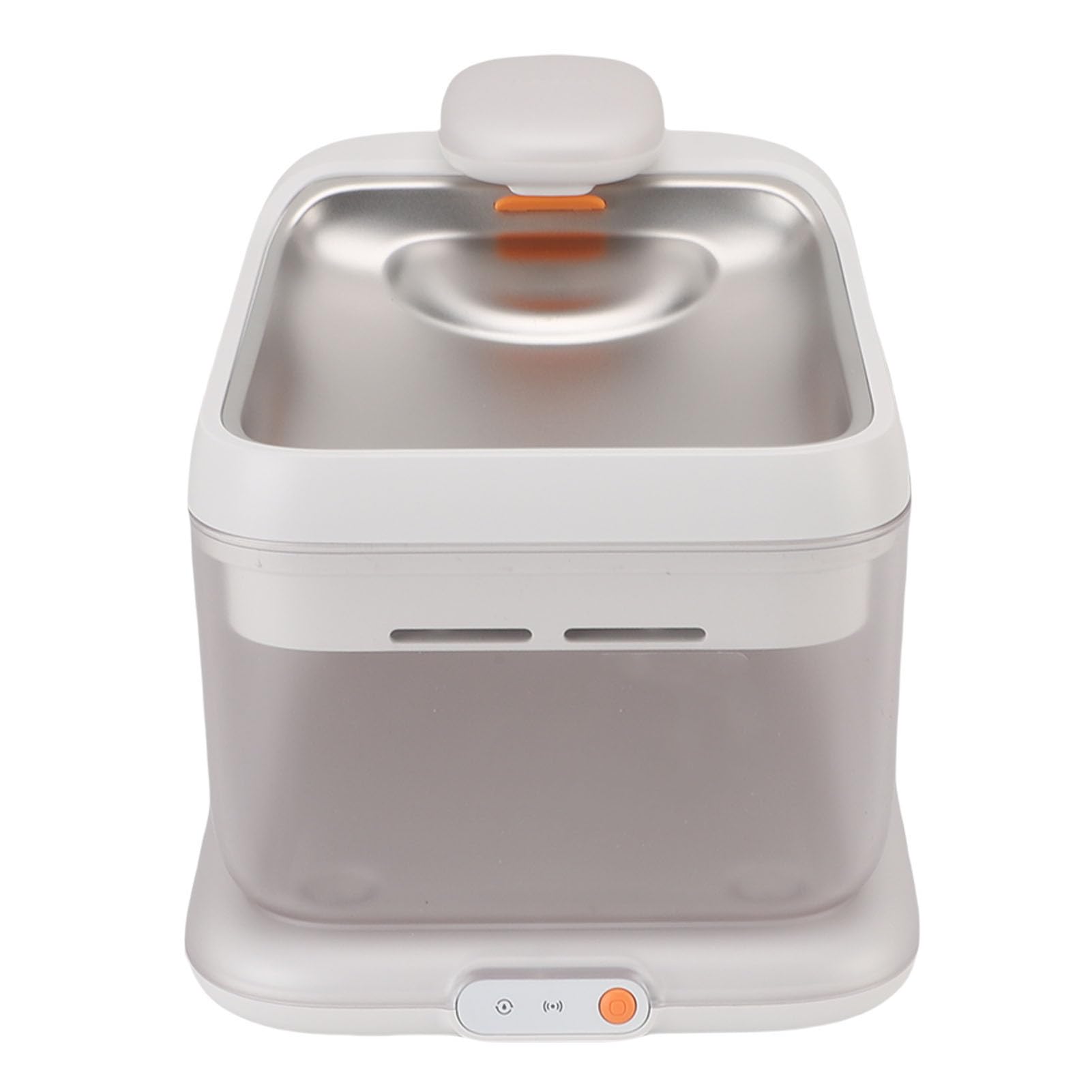 Fuente de Agua para Gatos de Acero Inoxidable de 4,5 L de Gran Capacidad, Dispensador de Agua Inteligente Inalámbrico para Mascotas con Bomba Silenciosa, Alimentador Circulante de Cuenco de
