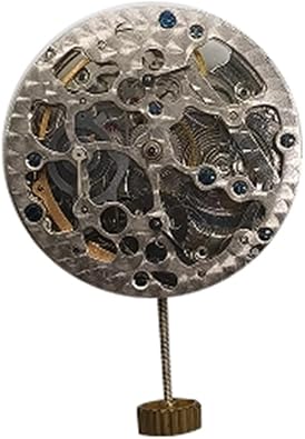2196 Automatic Mechanical Movement 6 Hands Watch Replacement Parts Watch Center Without Calendar Skeleton