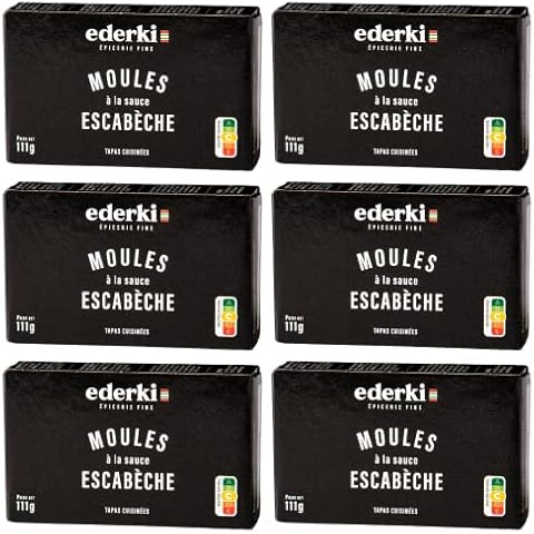 Mussels in Escabeche Sauce 111g x 6 Cover