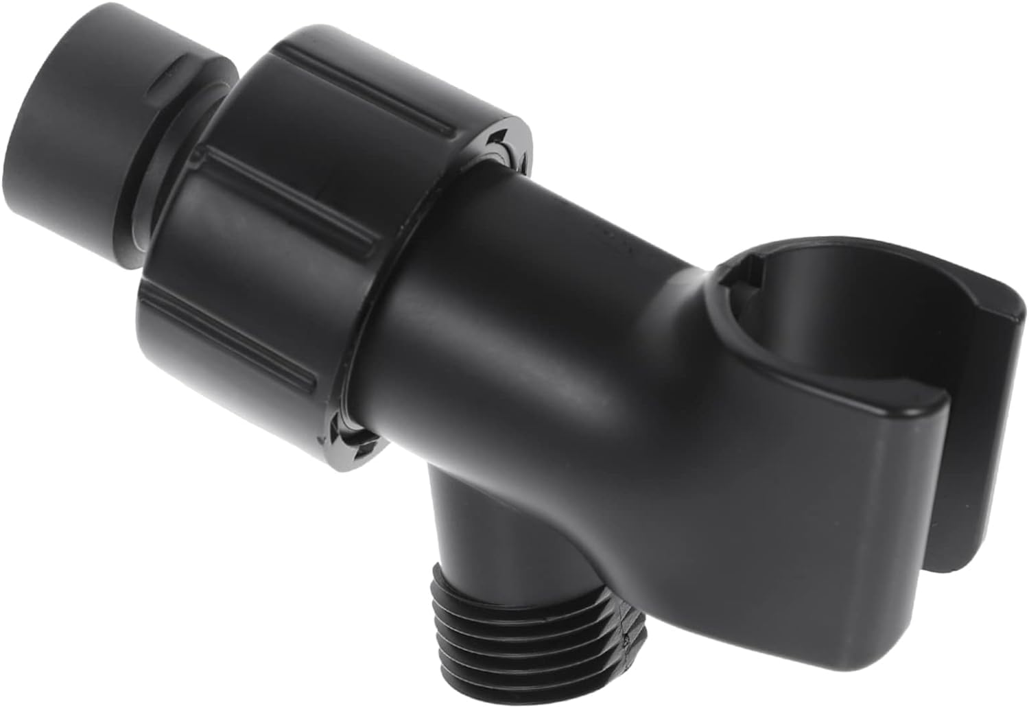 Xlandalyuefa Black Adjustable Shower Head Holder Wall Mount Bracket Handheld Hose