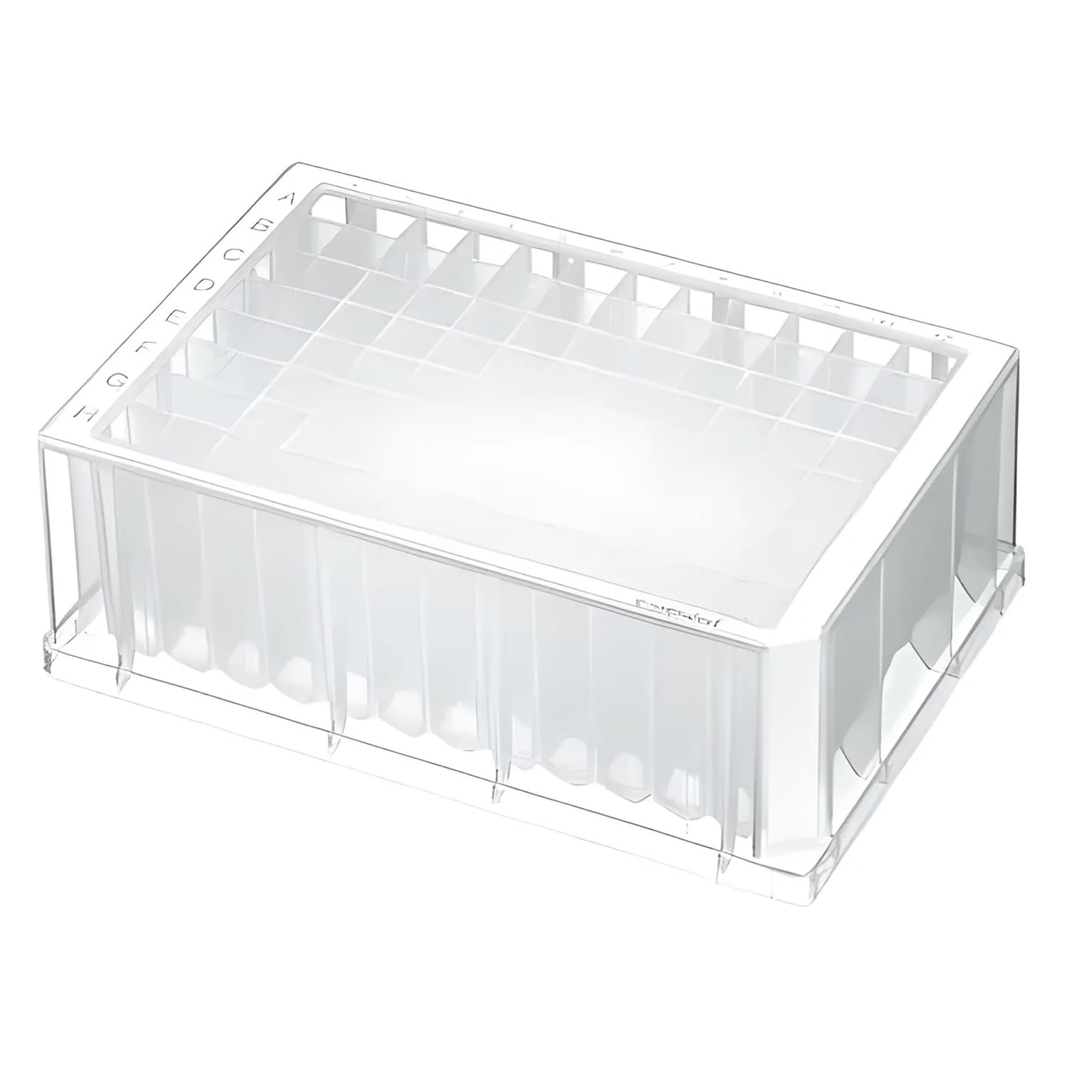 Eppendorf 0030504305 deepwell Plate, Proteine lobind, PCR Clean, 96/2000 µl, bordo bianco (confezione da 20 pezzi)