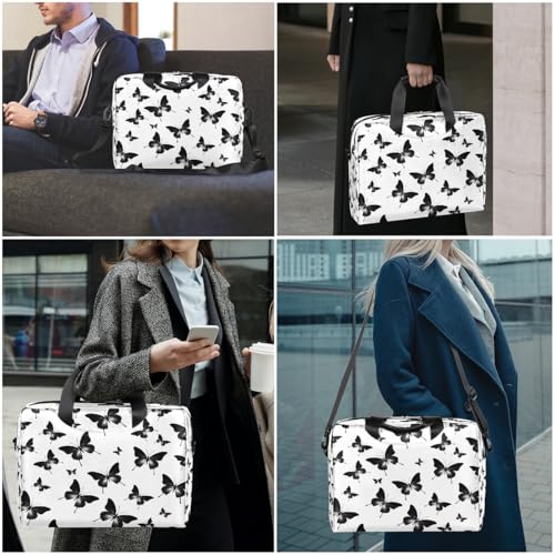 Bolso Maletín para Laptop 15.6 pulgadas con Diseño Mariposa miniatura 2