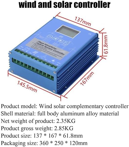 Controlador MPPT Solar y Eólico para Evitar Sobrecargas en Baterías de 3000W 2