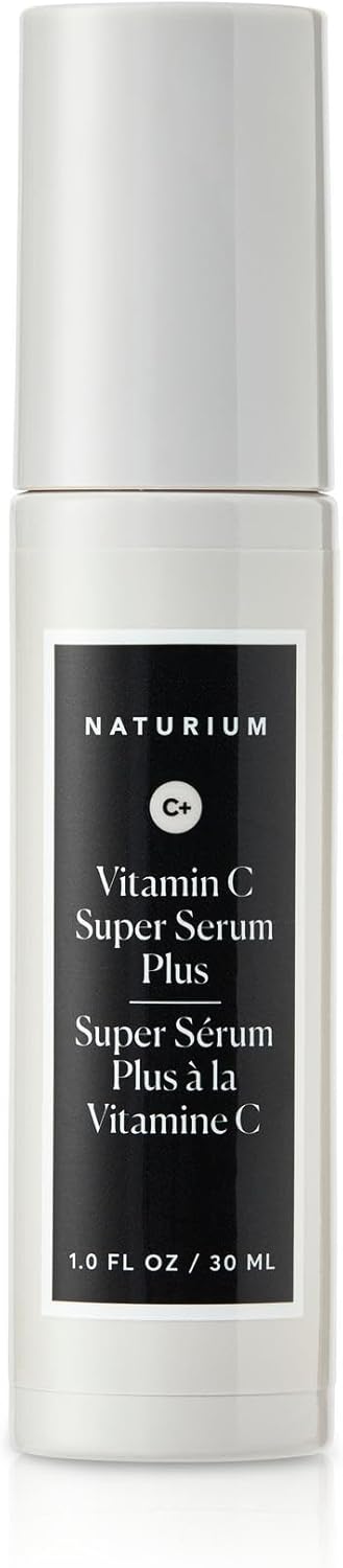 Naturium Vitamin C Super Serum Plus, Smoothing Face Care, plus Retinol, Hyaluronic Acid, Niacinamide & Salicylic Acid | 1.0 FL OZ / 30 ML