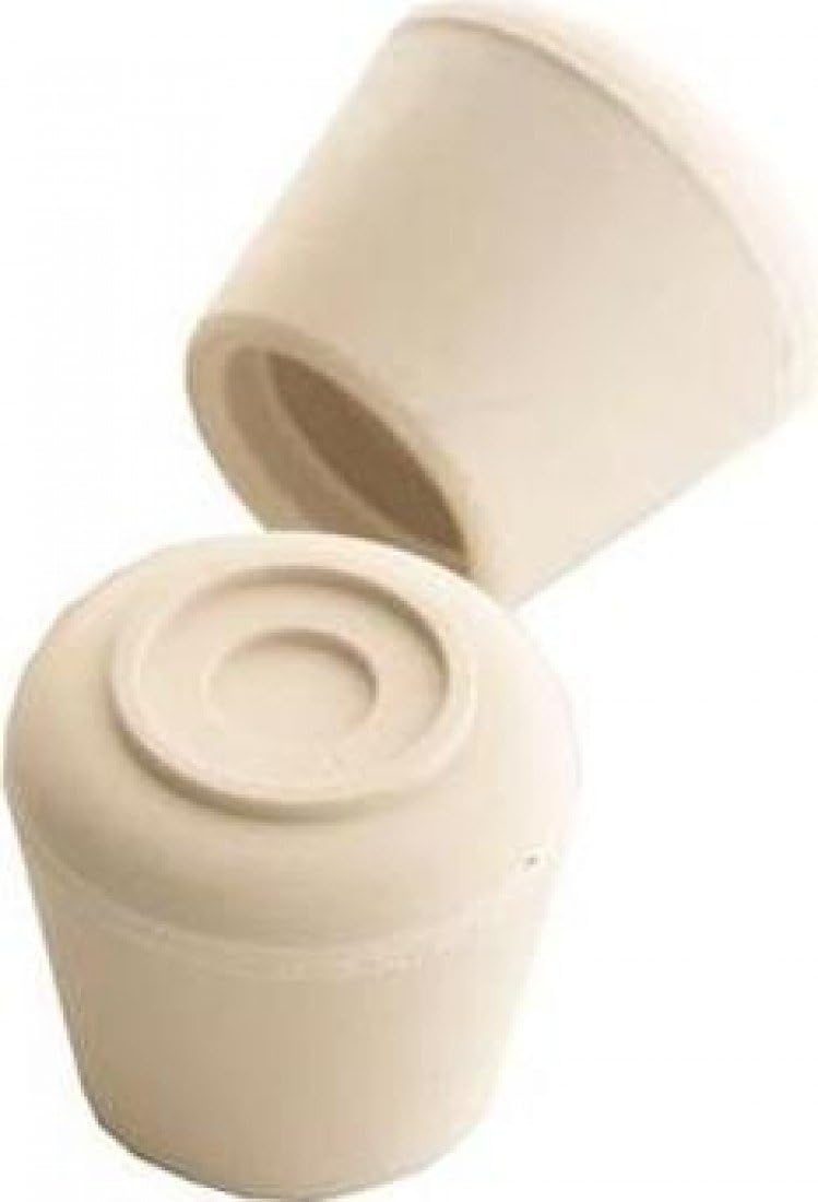 Selhard 31925 Rubber Leg Tips Wht 3/4In X4