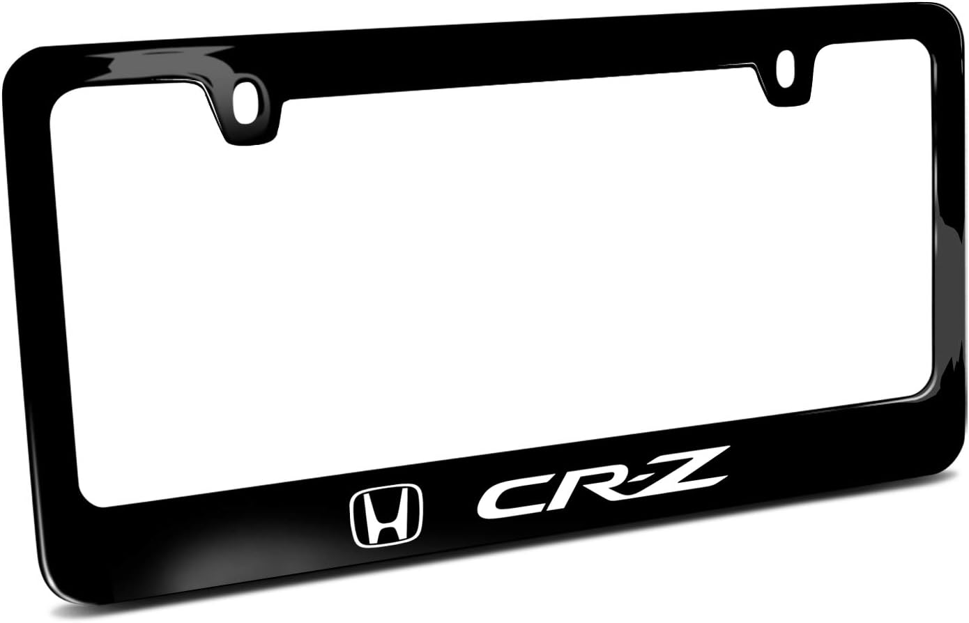 iPick Image Made for Honda CR-Z Black Metal License Plate Frame