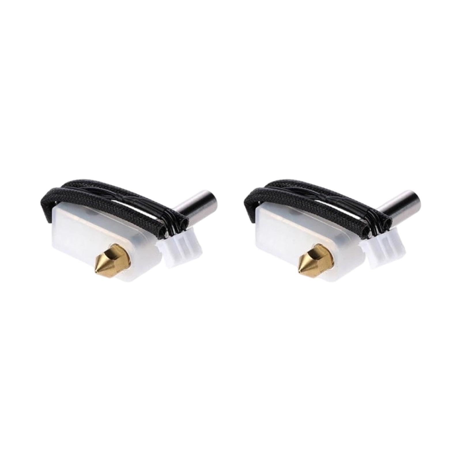Kit di estrusore Hot End da 2 pezzi, accessori per stampante 3D assemblati in ottone per stampante 3D 2.0, assemblaggio robusto con ugello da 0,4 mm