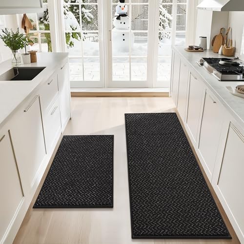 COSY HOMEER Non-Slip Kitchen Rugs 24x36 & 24x60 (2pc)