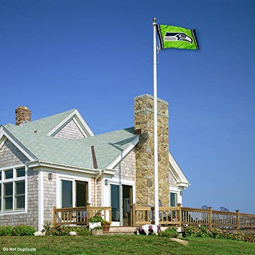 Seattle Seahawks Green Flag and Banner