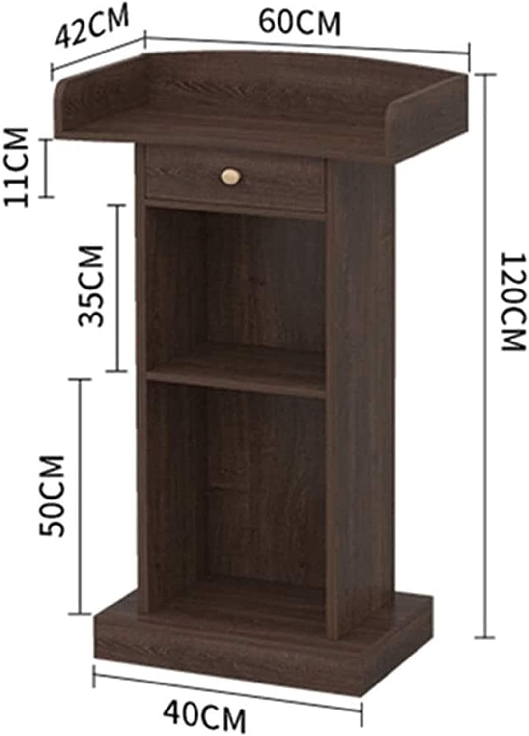 Rednerpult-Podiumsständer, tragbares Podium, Büro, Konferenz, Rednerpult, Tisch, Rednerpult, stehend, Rednerpult, Tischpult, Rednerpult, Podium, Hosting, Empfang, Reden, Vortrag, Podium (weiß)