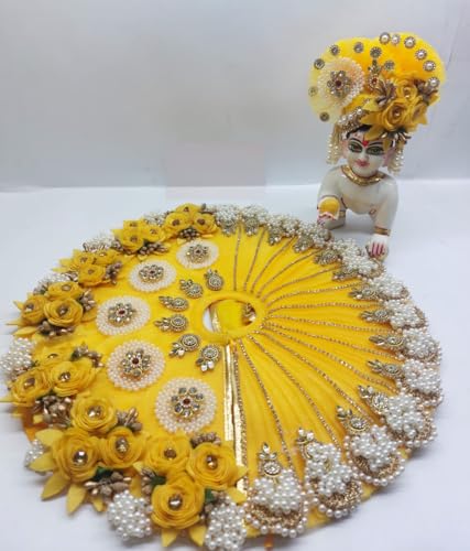 Laddu Gopal Poshak/Thakur Ji Dress/Heavy Designer Dress for Kanha Ji/Fancy Dress for Bal Krishna/Dress for Kri...